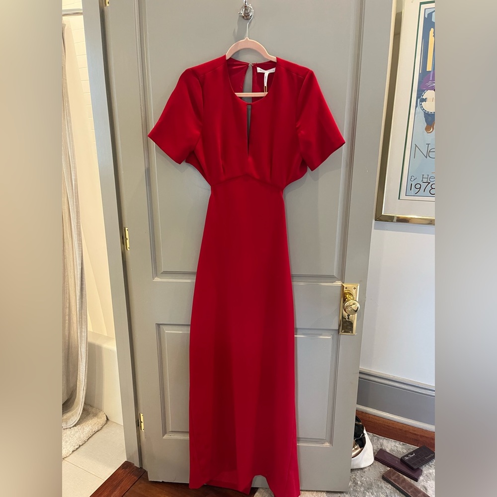 BCBG Red Long Gown Never Worn